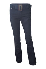 Load image into Gallery viewer, ICEBERG Black Belted Bootcut Jeans (W27 L32)-Iceberg-The Freperie
