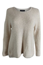 Load image into Gallery viewer, ISABEL MARANT Cotton Blend Crew Neck Cream Jumper (IT 44)-Isabel Marant-The Freperie
