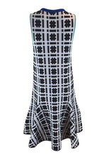 Load image into Gallery viewer, ISSA Silvia Hashtag Printed Jacquard Sleeveless Dress (S)-ISSA-The Freperie
