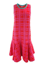 Load image into Gallery viewer, ISSA Silvia Hashtag Printed Jacquard Sleeveless Dress (S)-ISSA-The Freperie
