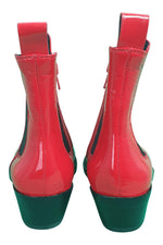 Load image into Gallery viewer, JEFFREY CAMPBELL Brisbane Red Patent Leather Chelsea Boots (5)-Jeffrey Campbell-The Freperie
