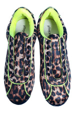 Load image into Gallery viewer, JEFFREY CAMPBELL Sprinter-b Rally Sneaker In Cheetah Satin/ Neon Yellow (US 7 | UK 4)-Jeffrey Campbell-The Freperie
