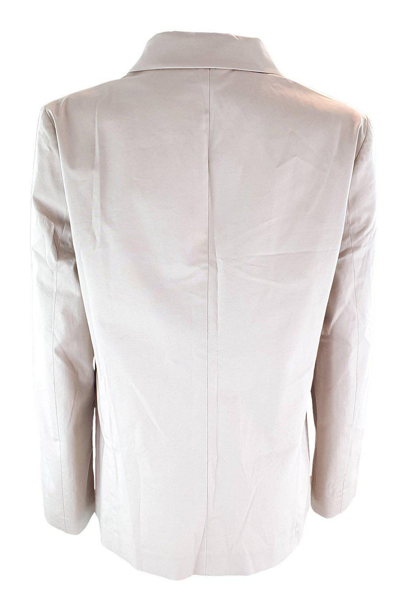 JIL SANDER NAVY Women's Cotton Blend Tan Blazer Jacket (DE 40) – The ...
