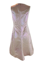Load image into Gallery viewer, JIL SANDER Pale Pink Silk Mix Fit and Flare Dress (36)-Jil Sander-The Freperie

