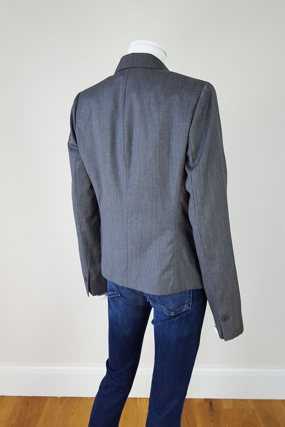 JOSEPH Wool Mix Grey Jacket 42-JOSEPH-The Freperie