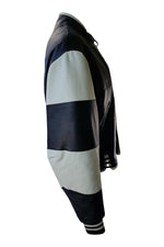 Load image into Gallery viewer, JOSLYN CLARKE Number 10 Black Leather Baseball Jacket (L)-Joslyn Clarke-The Freperie
