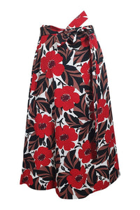 KATE SPADE Cotton Floral Print Desert Muse A Line Skirt (US 6 | UK 10)-The Freperie