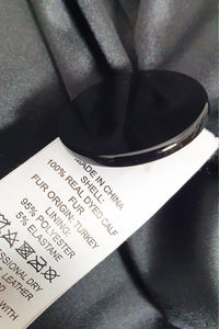 KATE SPADE Madison Avenue Tilda 100% Calf Leather Coat (US 2 | UK 6)-The Freperie