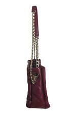 Load image into Gallery viewer, KATE SPADE Maroon Red Quilted Open Top Shoulder Bag (S)-The Freperie
