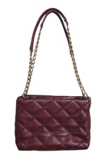 Load image into Gallery viewer, KATE SPADE Maroon Red Quilted Open Top Shoulder Bag (S)-The Freperie
