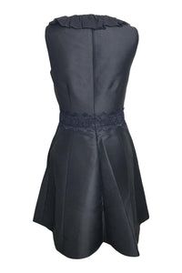KATE SPADE New York Black Dashing Beauty Lace Mikado Dress (US 2 | UK 6)-The Freperie