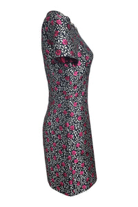 KATE SPADE New York Multi Dashing Beauty Floral Park Shift Dress (US 2 | UK 6)-The Freperie
