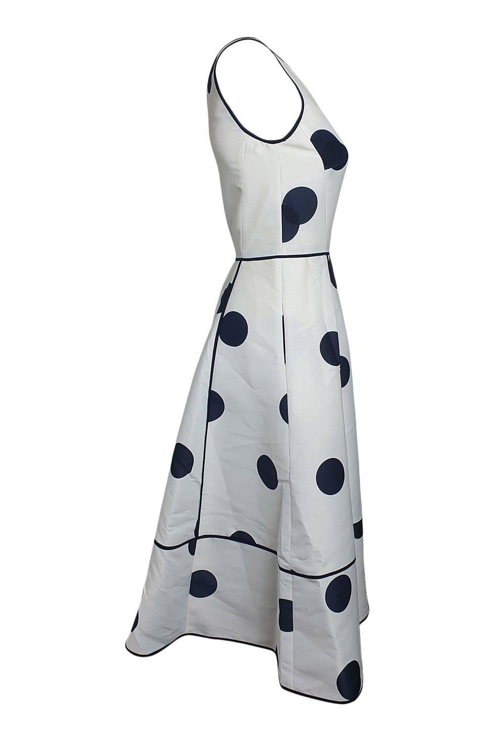KATE SPADE New York White Madison Avenue Dee Dot Emmy Dress (US 00 | UK 4)-The Freperie
