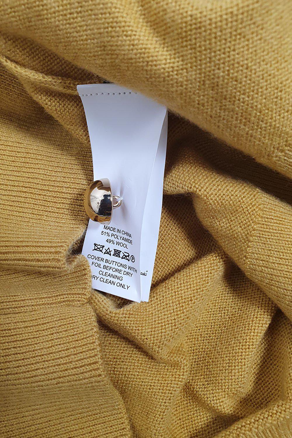KATE SPADE Yellow Broome Street Turtle Neck Sweater (XS | UK 08) – The ...