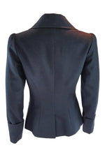 Load image into Gallery viewer, KENZO Women&#39;s Black Cotton Blend Blazer (FR 36)-Kenzo-The Freperie

