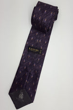 Load image into Gallery viewer, LANVIN Purple 100% Silk Tie (58&quot;)-LANVIN-The Freperie
