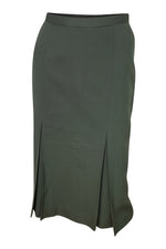Load image into Gallery viewer, LANVIN Vintage Cotton Pencil Skirt (34)-LANVIN-The Freperie
