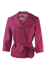 Load image into Gallery viewer, LAURA ASHLEY 100% Linen Pink Floral Pencil Dress (UK 8)-Laura Ashley-The Freperie
