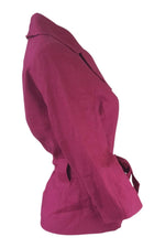 Load image into Gallery viewer, LAURA ASHLEY 100% Linen Pink Floral Pencil Dress (UK 8)-Laura Ashley-The Freperie
