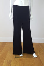 Load image into Gallery viewer, LINDA LEAL Velvet Wide Leg Trousers (12)-Linda Leal-The Freperie
