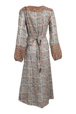 Load image into Gallery viewer, LITTLE MISS GYPSY Earthly Delights Meadow Wrap Midi Dress (S/M)-The Freperie
