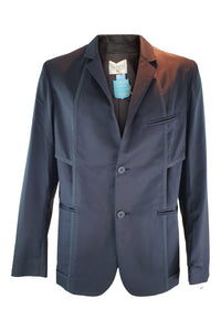 LOU DALTON SS14 Black 100% Wool Single Breasted Lightweight Blazer (52/XL)-Lou Dalton-The Freperie
