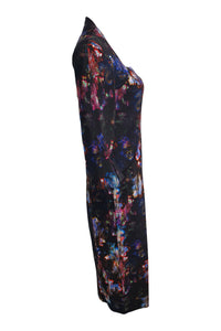 M2057 Maria Pinto Black Hidden Flowers Marguerite Dress (S)-Maria Pinto-The Freperie
