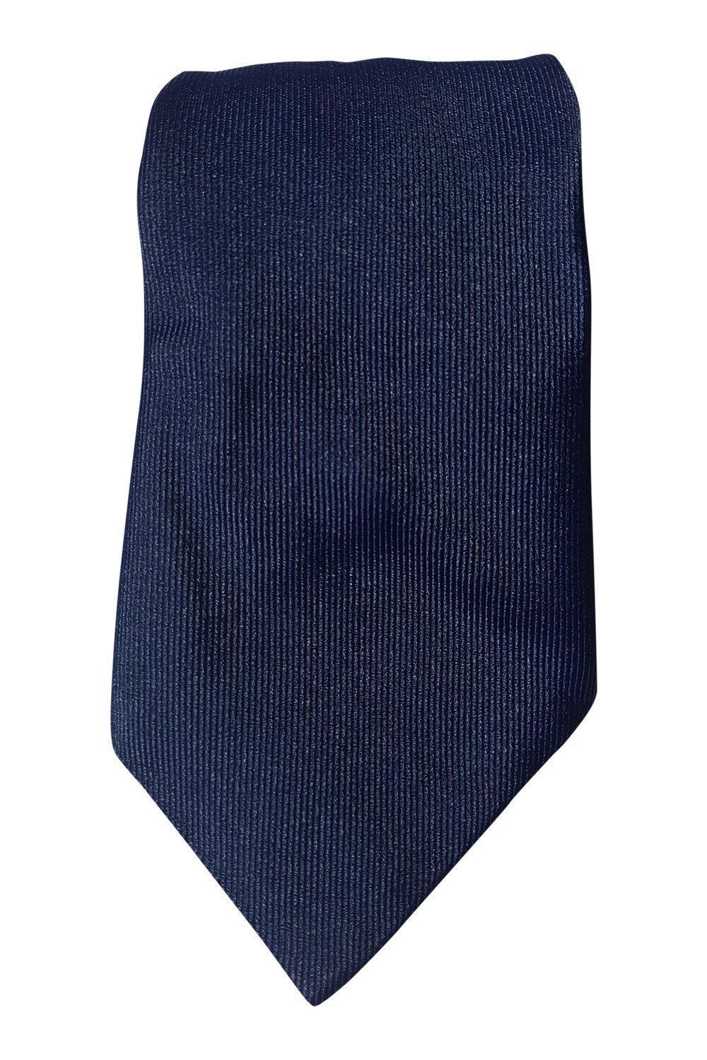 MACASETA Solid Navy Blue Neck Tie (54")-Macaseta-The Freperie