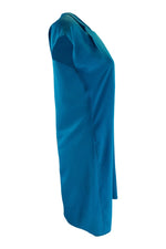 Load image into Gallery viewer, MAISON MARTIN MARGIELA 2014 Blue Asymmetric Shift Dress (IT 38)-Maison Martin Margiela-The Freperie

