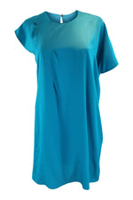 Load image into Gallery viewer, MAISON MARTIN MARGIELA 2014 Blue Asymmetric Shift Dress (IT 38)-Maison Martin Margiela-The Freperie
