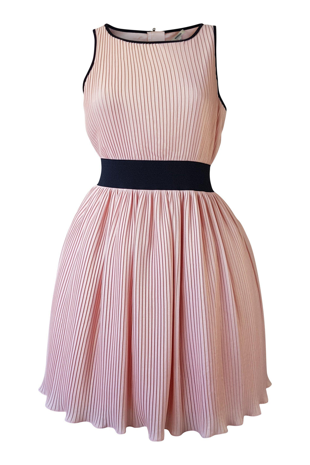 MANOUSH Women's Baby Pink Pleated Cocktail Mini Dress (38)-Manoush-The Freperie