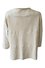 Load image into Gallery viewer, MARC CAIN Cream Suede Patchwork Top (3)-Marc Cain-The Freperie
