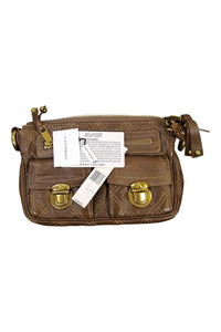 MARC JACOBS Brown Quilted Mini Chain Handle Bag (XS)-Marc Jacobs-The Freperie