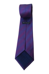 MARKS & SPENCER Autograph Purple Silk Tie-Marks & Spencer-The Freperie