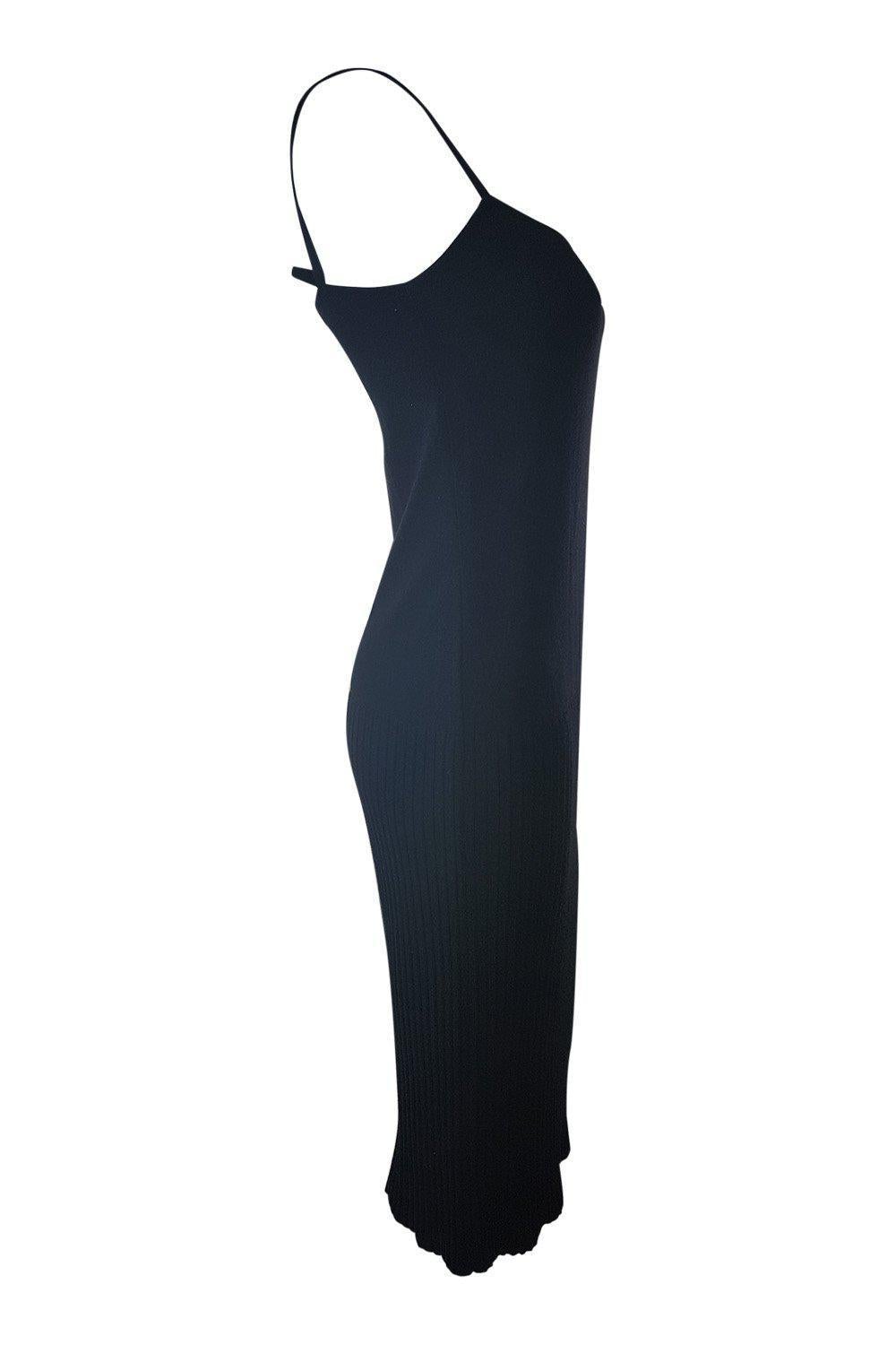 MAX MARA Black Wool Light Weight Dress (S)-Max Mara-The Freperie