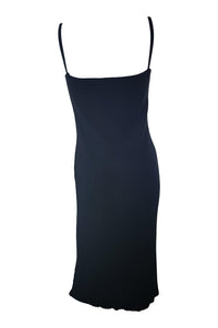 MAX MARA Black Wool Light Weight Dress (S)-Max Mara-The Freperie