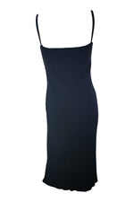 Load image into Gallery viewer, MAX MARA Black Wool Light Weight Dress (S)-Max Mara-The Freperie

