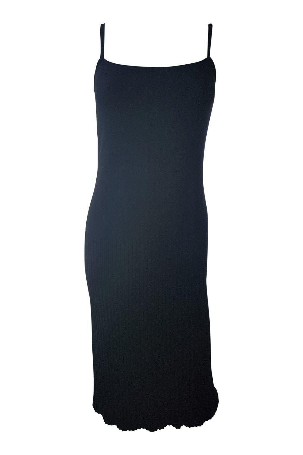 MAX MARA Black Wool Light Weight Dress (S)-Max Mara-The Freperie