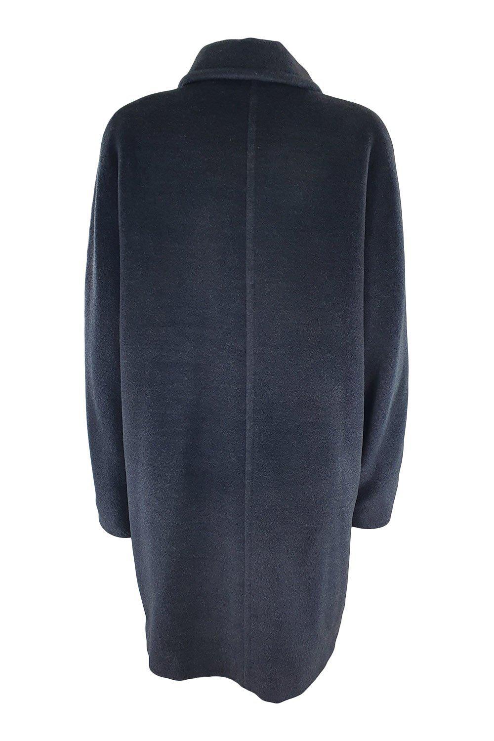 MAX MARA Grey Wool and Cashmere Blend Overcoat (UK 12)-Max Mara-The Freperie