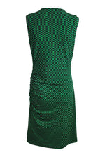 Load image into Gallery viewer, MICHAEL KORS Green Blue Abstract Print Sleeveless Dress (M)-Michael Kors-The Freperie
