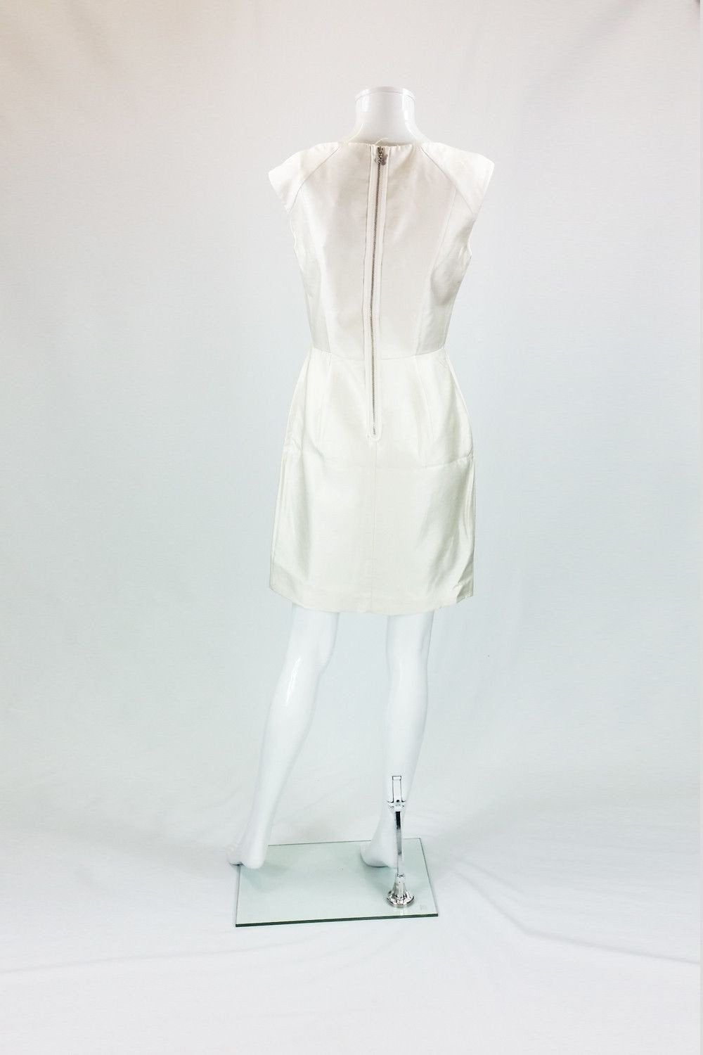 MISS SIXTY Ivory Jewel Embellished Dress (UK 10)-MISS SIXTY-The Freperie