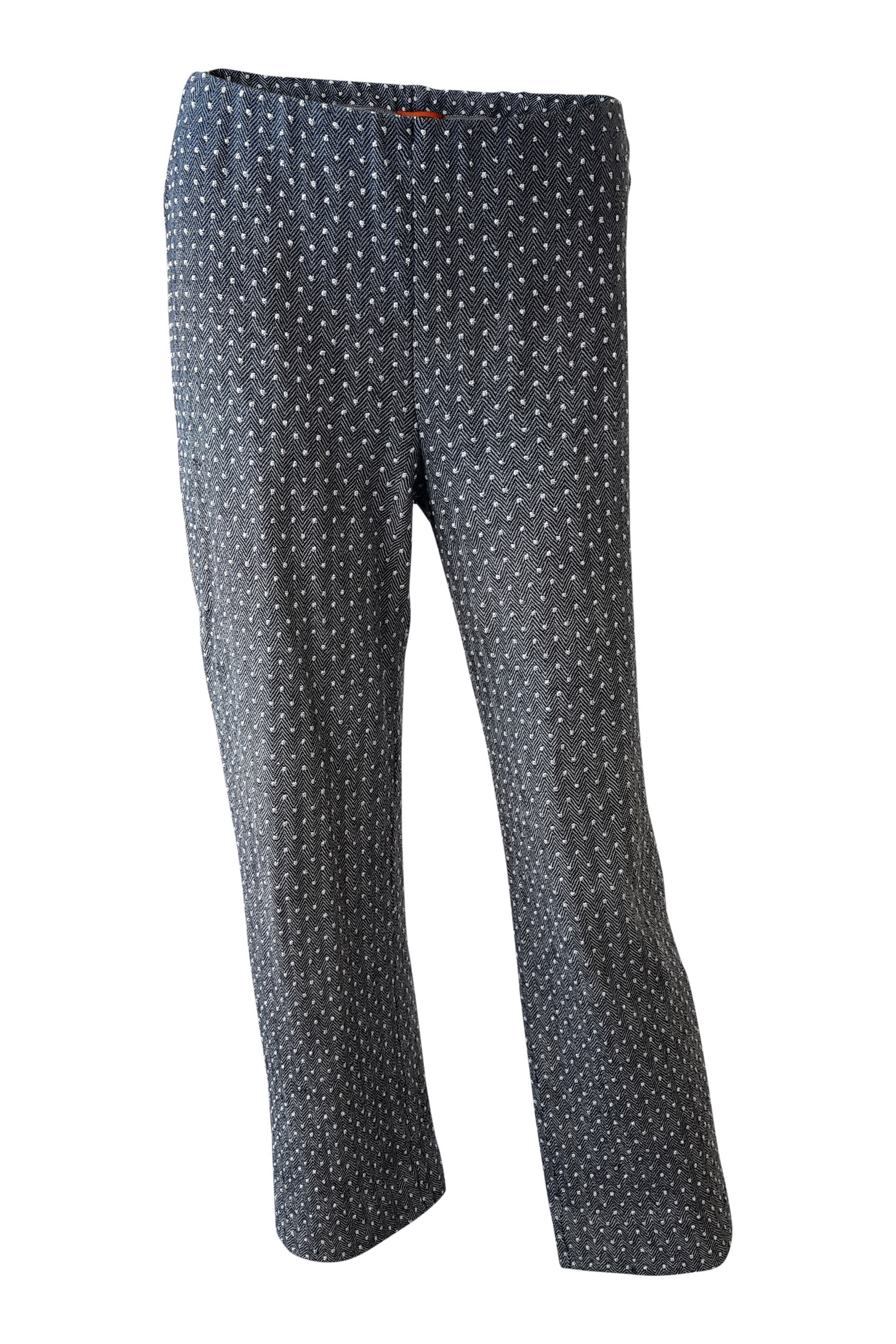 MISSONI Orange Label Grey Polka Dot Lounge Trousers (42)-Missoni-The Freperie