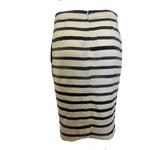Load image into Gallery viewer, Moschino Cheap And Chic Pencil Knee Lenght Skirt Grey &amp; Ivory Size: UK 6 | US 4-The Freperie
