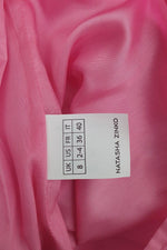 Load image into Gallery viewer, NATASHA ZINKO 100% Wool Hot Pink Slim Fit Mini Skirt (UK 8 | IT 40 | FR 36)-The Freperie
