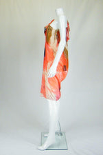 Load image into Gallery viewer, NICOLE FARHI Silk Mix One Shoulder Dress UK 10-Nicole Farhi-The Freperie
