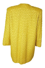 Load image into Gallery viewer, OLEG CASSINI Canary Yellow Silk Suit (s)-Oleg Cassini-The Freperie
