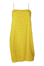 Load image into Gallery viewer, OLEG CASSINI Canary Yellow Silk Suit (s)-Oleg Cassini-The Freperie
