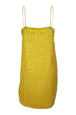 Load image into Gallery viewer, OLEG CASSINI Canary Yellow Silk Suit (s)-Oleg Cassini-The Freperie
