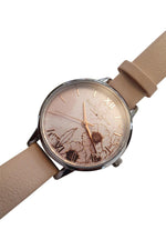 Load image into Gallery viewer, OLIVIA BURTON Women&#39;s Pink Silver Floral Watch OB16VM27-Olivia Burton-The Freperie

