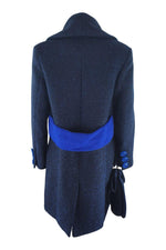 Load image into Gallery viewer, PAPER LONDON Blue Wool Rainbow Coat (UK 10)-Paper London-The Freperie
